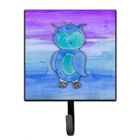 Carolines Treasures Blue Owl Watercolor Leash or Key Holder BB7426SH4